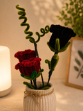 Chenille roses