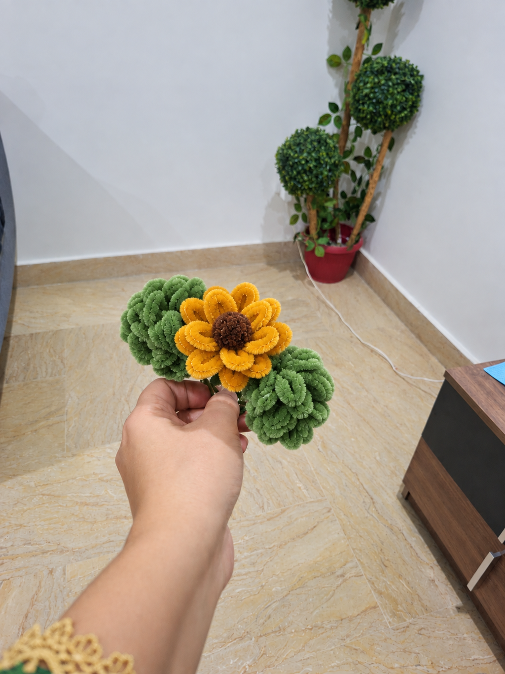Hand made chenille gajray